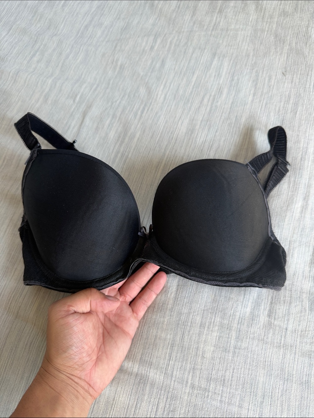 Freya Black Padded T-Shirt Bra